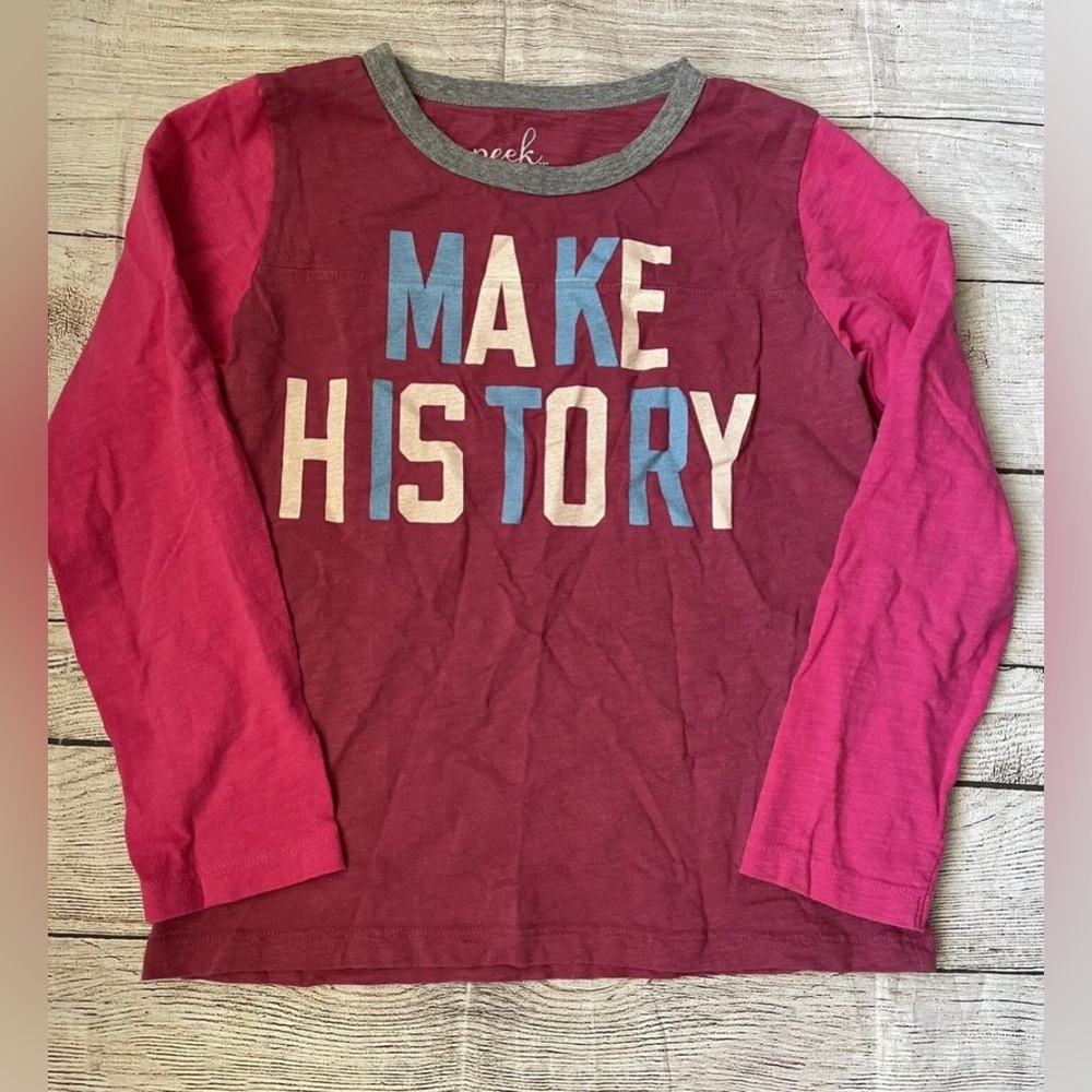 Peek “Make History” Long Sleeve Tee Size 2XL(12)